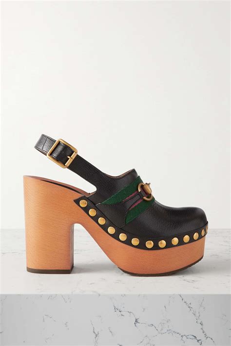 gucci horsebit clog|Gucci Horsebit platform heels.